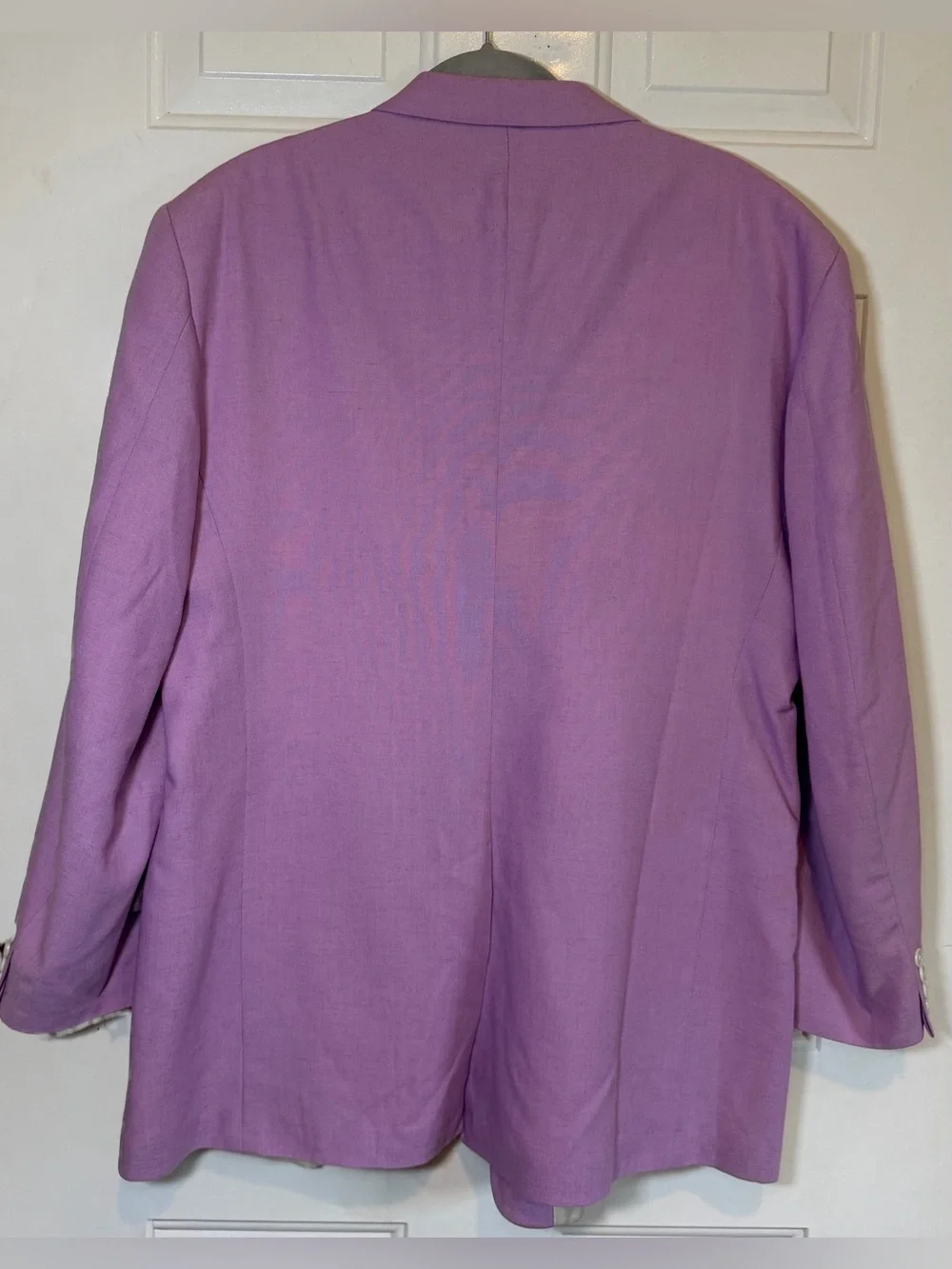 Linen Lites Size 48 Light Purple 2-Button Sport Coat Blazer Men’s Lightweight